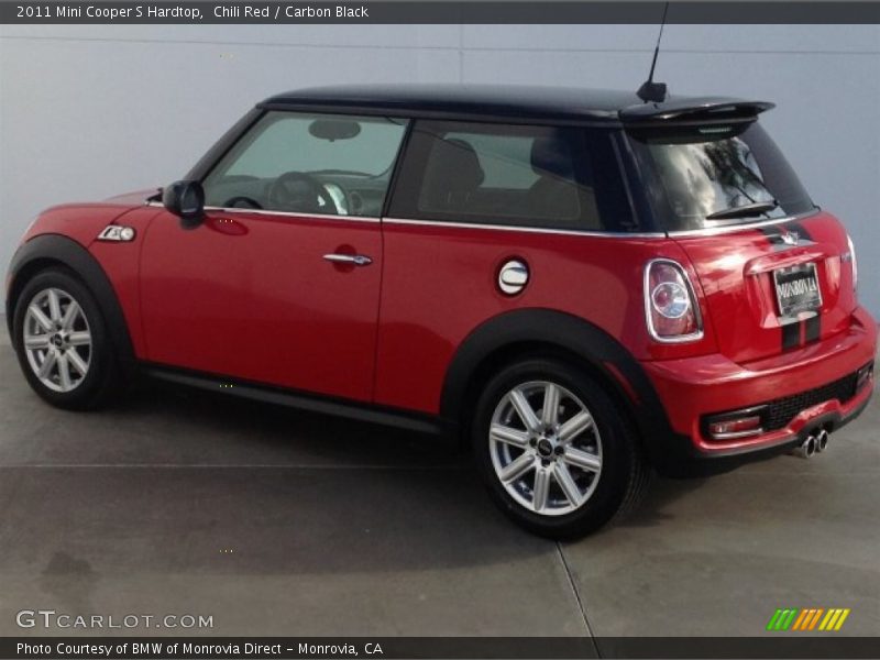 Chili Red / Carbon Black 2011 Mini Cooper S Hardtop