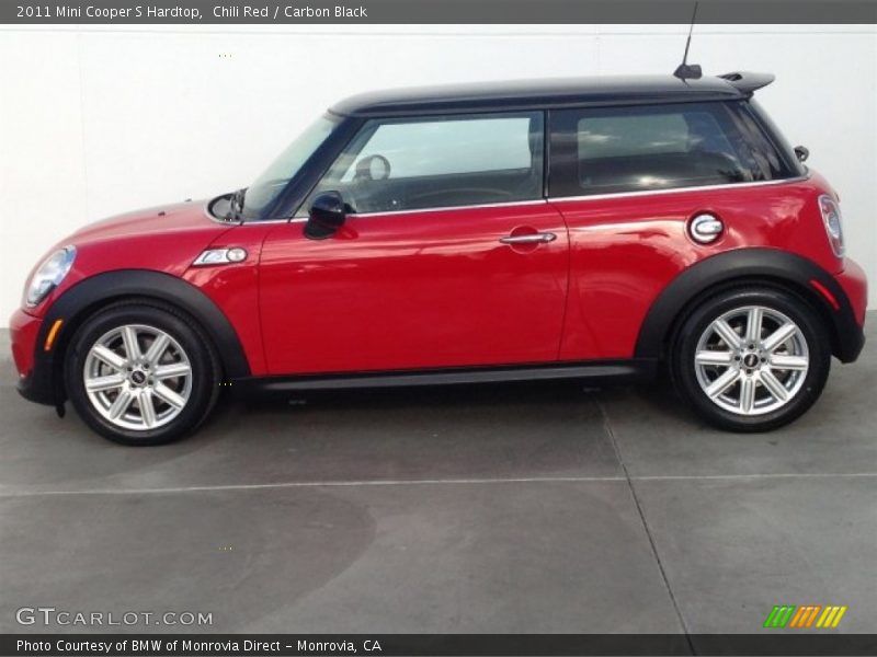 Chili Red / Carbon Black 2011 Mini Cooper S Hardtop