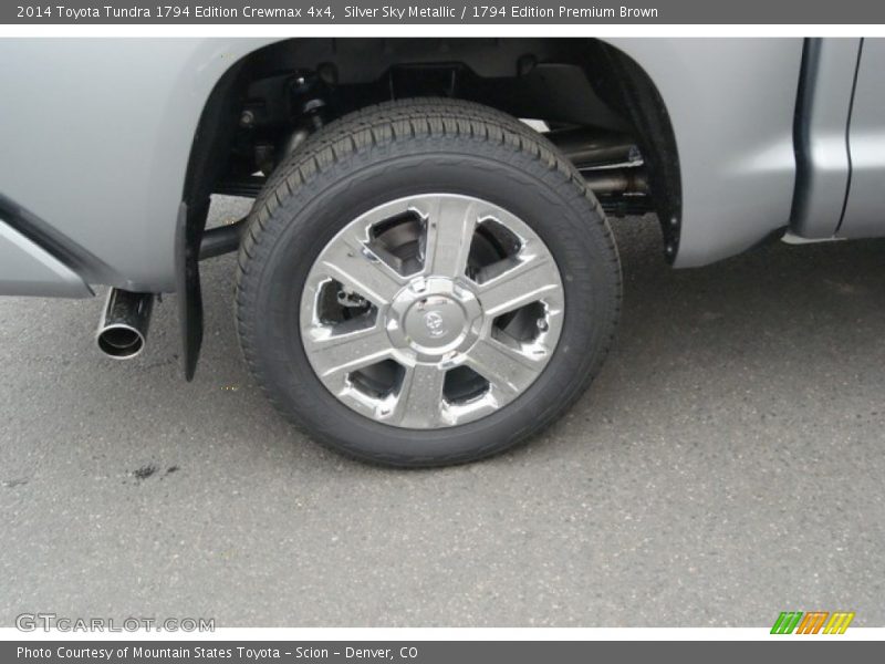 Silver Sky Metallic / 1794 Edition Premium Brown 2014 Toyota Tundra 1794 Edition Crewmax 4x4