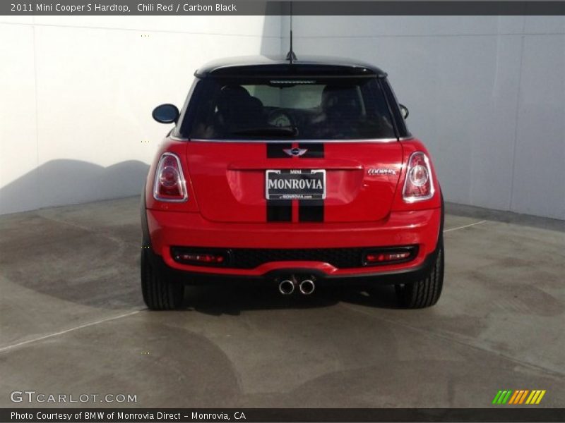 Chili Red / Carbon Black 2011 Mini Cooper S Hardtop
