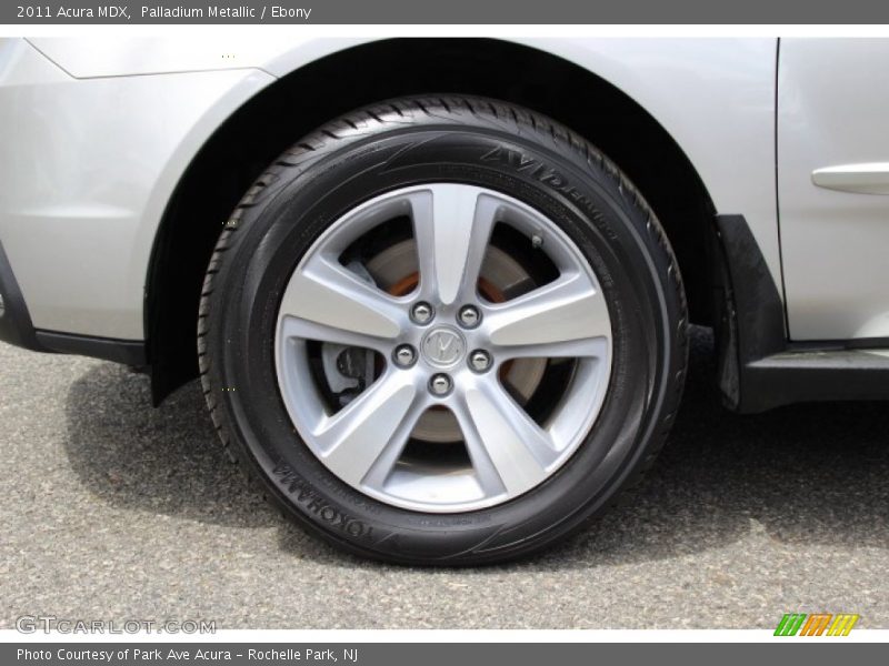 Palladium Metallic / Ebony 2011 Acura MDX