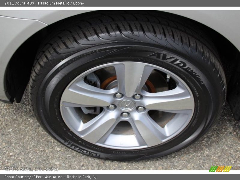 Palladium Metallic / Ebony 2011 Acura MDX