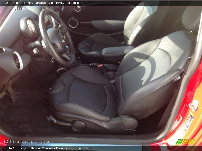 Chili Red / Carbon Black 2011 Mini Cooper S Hardtop