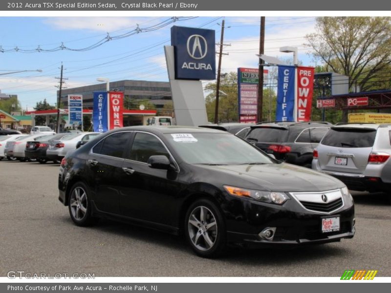 Crystal Black Pearl / Ebony 2012 Acura TSX Special Edition Sedan