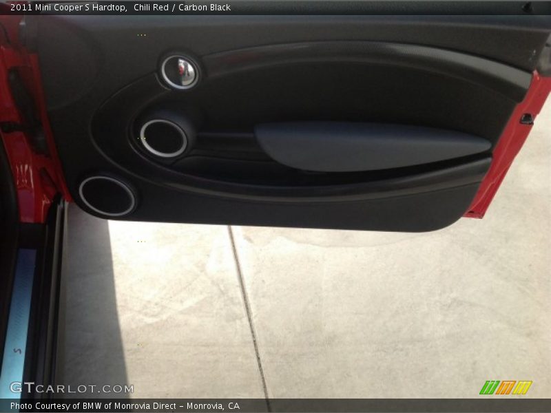Chili Red / Carbon Black 2011 Mini Cooper S Hardtop