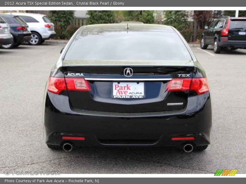 Crystal Black Pearl / Ebony 2012 Acura TSX Special Edition Sedan