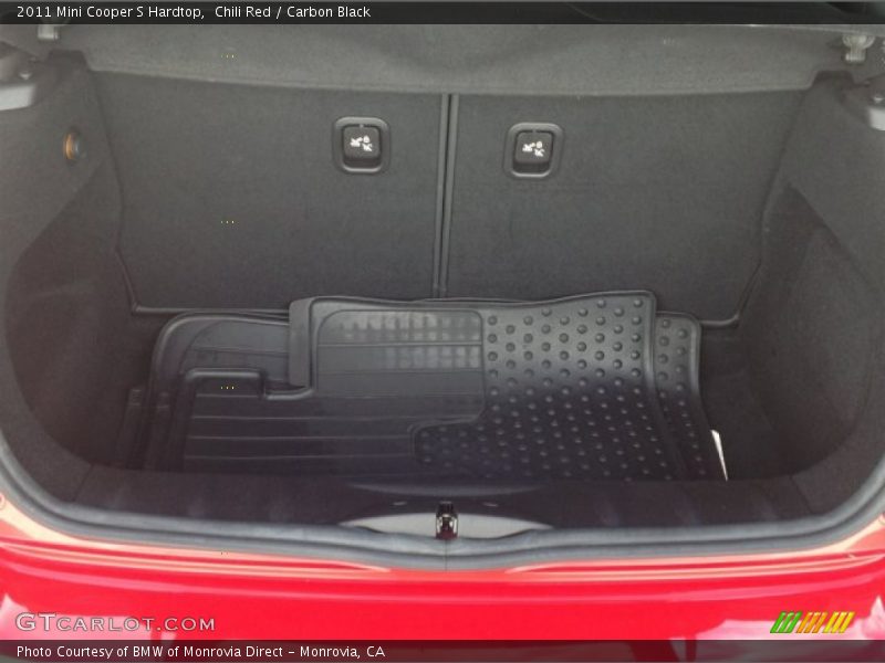 Chili Red / Carbon Black 2011 Mini Cooper S Hardtop