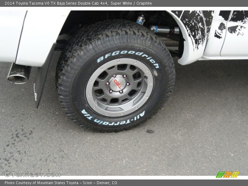 Super White / Graphite 2014 Toyota Tacoma V6 TX Baja Series Double Cab 4x4