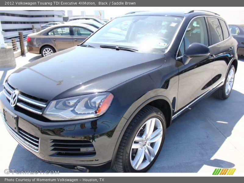 Black / Saddle Brown 2012 Volkswagen Touareg TDI Executive 4XMotion