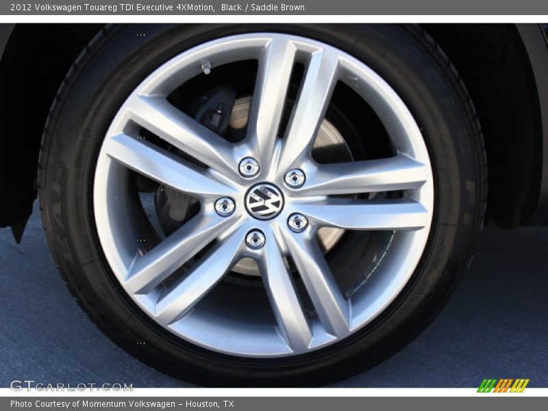 Black / Saddle Brown 2012 Volkswagen Touareg TDI Executive 4XMotion