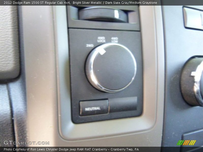 Bright Silver Metallic / Dark Slate Gray/Medium Graystone 2012 Dodge Ram 1500 ST Regular Cab 4x4