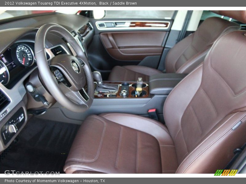 Black / Saddle Brown 2012 Volkswagen Touareg TDI Executive 4XMotion