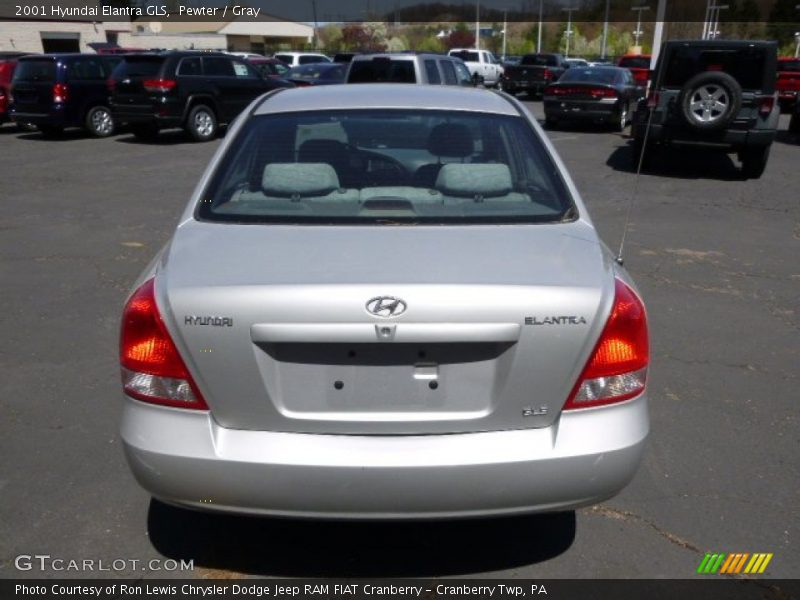 Pewter / Gray 2001 Hyundai Elantra GLS