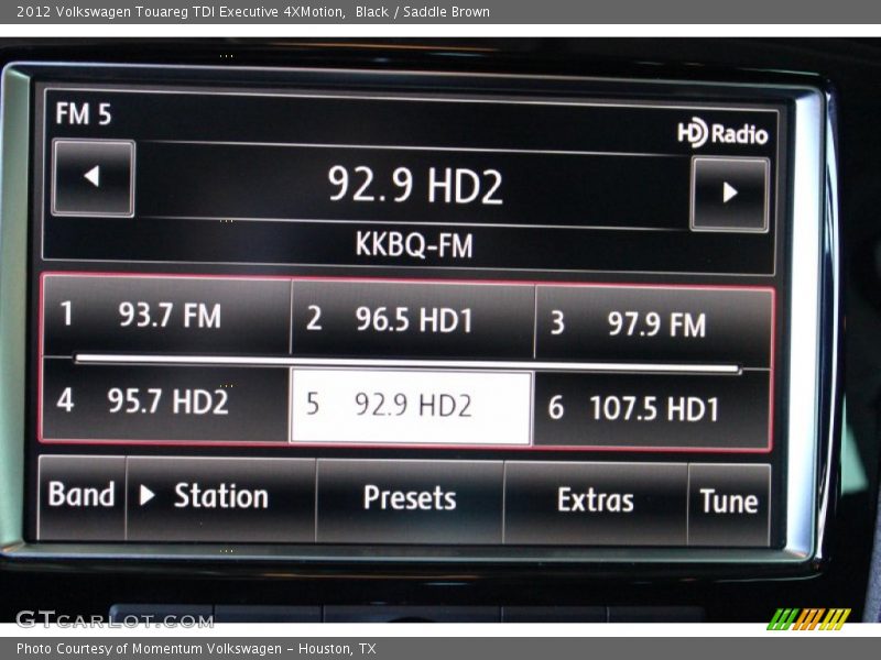 Black / Saddle Brown 2012 Volkswagen Touareg TDI Executive 4XMotion