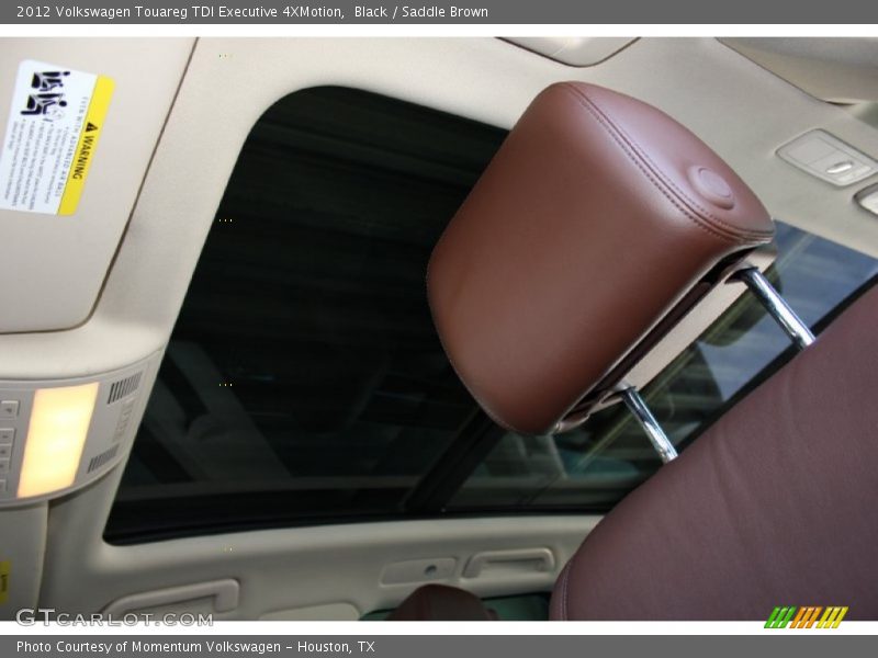 Black / Saddle Brown 2012 Volkswagen Touareg TDI Executive 4XMotion