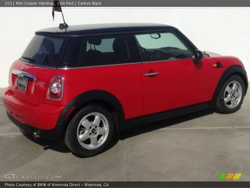 Chili Red / Carbon Black 2011 Mini Cooper Hardtop