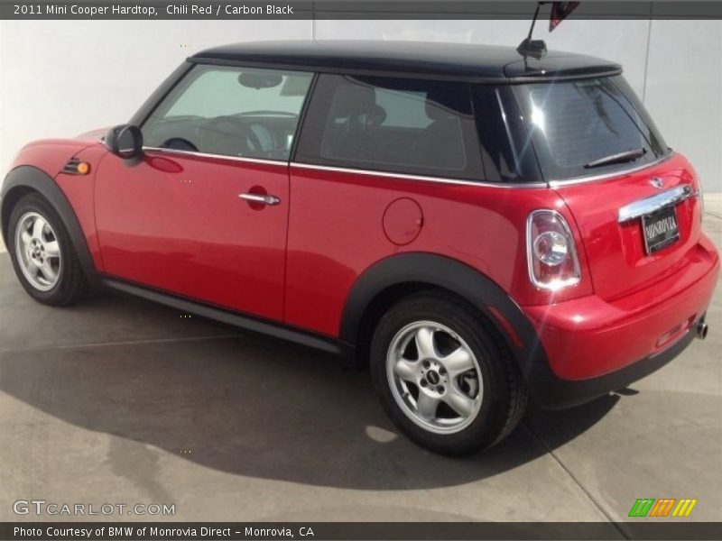 Chili Red / Carbon Black 2011 Mini Cooper Hardtop