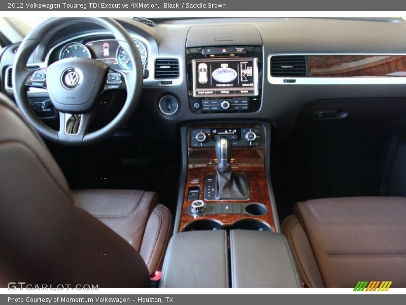 Black / Saddle Brown 2012 Volkswagen Touareg TDI Executive 4XMotion