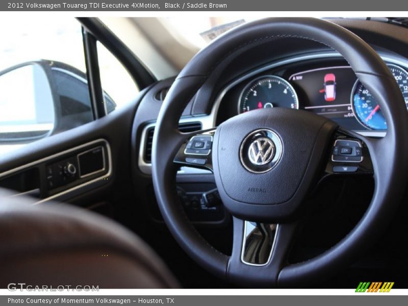 Black / Saddle Brown 2012 Volkswagen Touareg TDI Executive 4XMotion