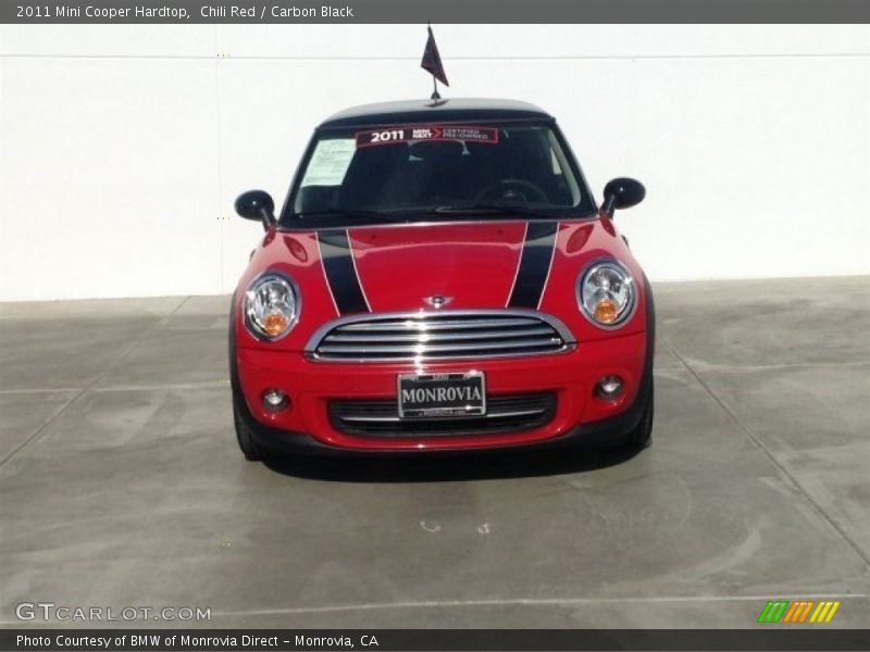 Chili Red / Carbon Black 2011 Mini Cooper Hardtop