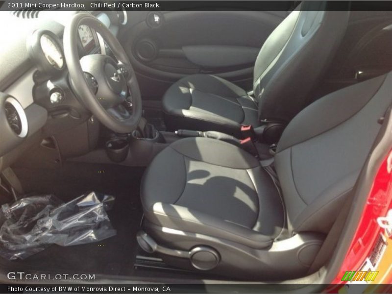 Chili Red / Carbon Black 2011 Mini Cooper Hardtop