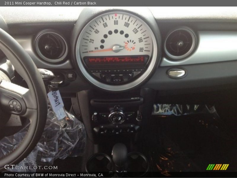 Chili Red / Carbon Black 2011 Mini Cooper Hardtop