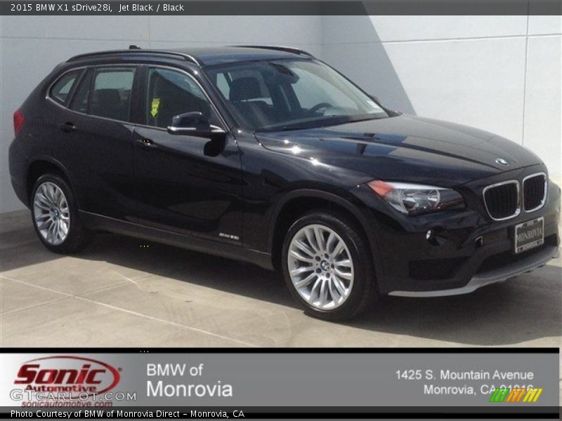Jet Black / Black 2015 BMW X1 sDrive28i