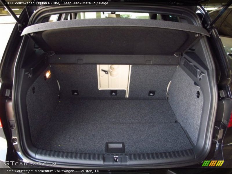 Deep Black Metallic / Beige 2014 Volkswagen Tiguan R-Line