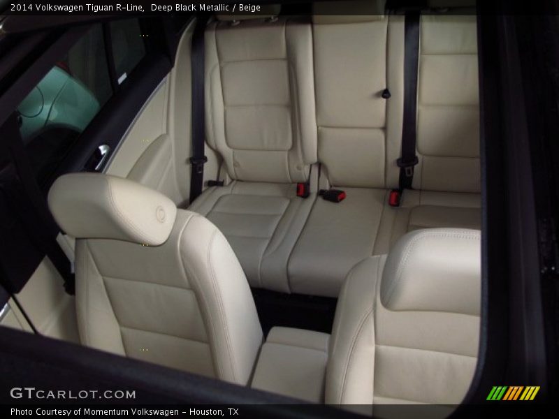 Deep Black Metallic / Beige 2014 Volkswagen Tiguan R-Line