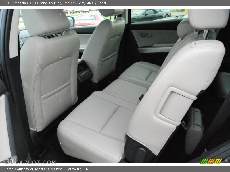 Meteor Gray Mica / Sand 2014 Mazda CX-9 Grand Touring
