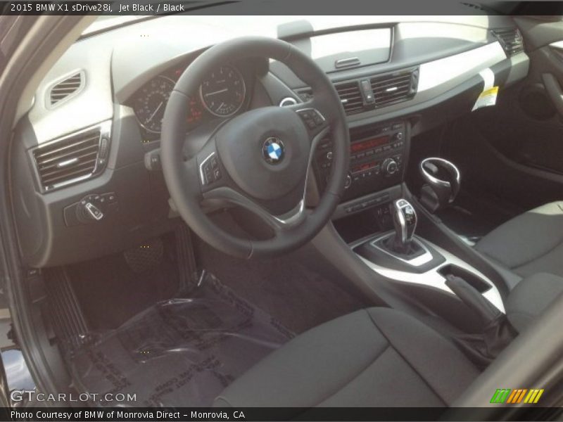Jet Black / Black 2015 BMW X1 sDrive28i
