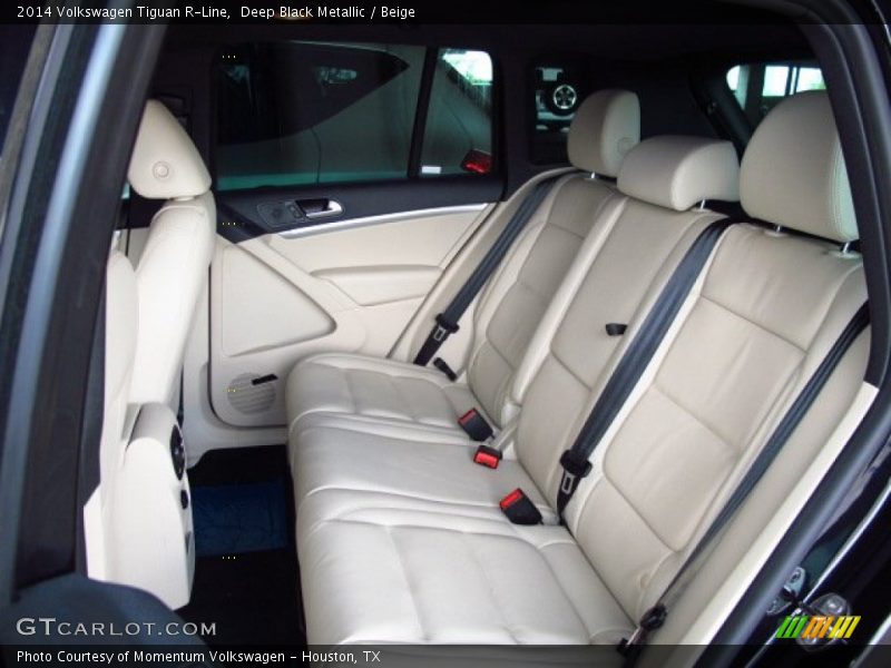 Deep Black Metallic / Beige 2014 Volkswagen Tiguan R-Line