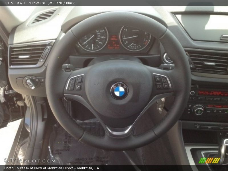 Jet Black / Black 2015 BMW X1 sDrive28i