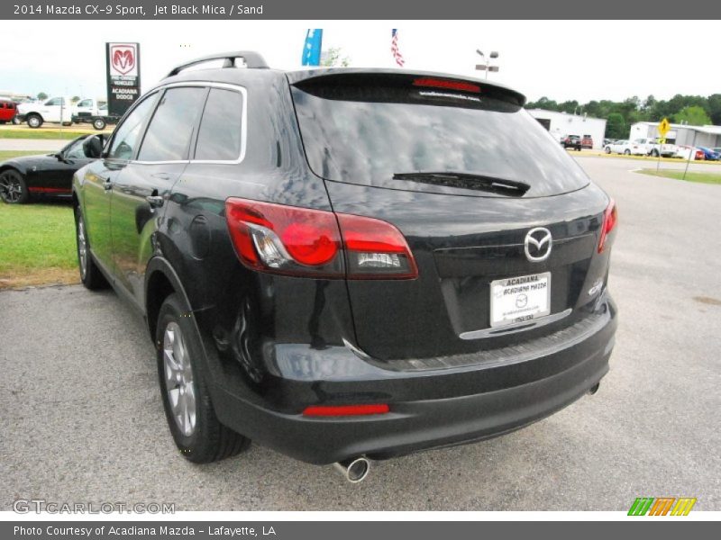 Jet Black Mica / Sand 2014 Mazda CX-9 Sport