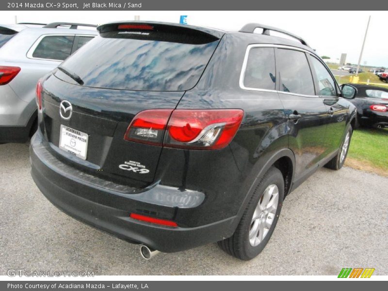 Jet Black Mica / Sand 2014 Mazda CX-9 Sport