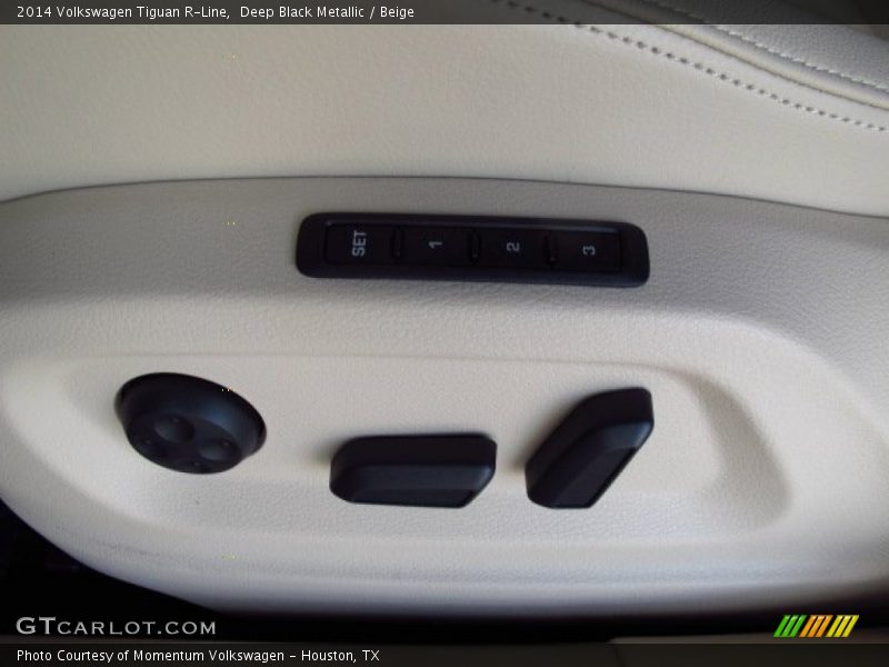 Deep Black Metallic / Beige 2014 Volkswagen Tiguan R-Line