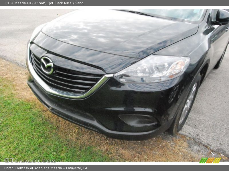 Jet Black Mica / Sand 2014 Mazda CX-9 Sport