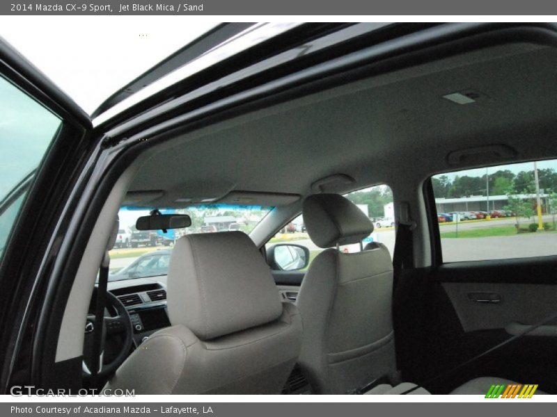 Jet Black Mica / Sand 2014 Mazda CX-9 Sport