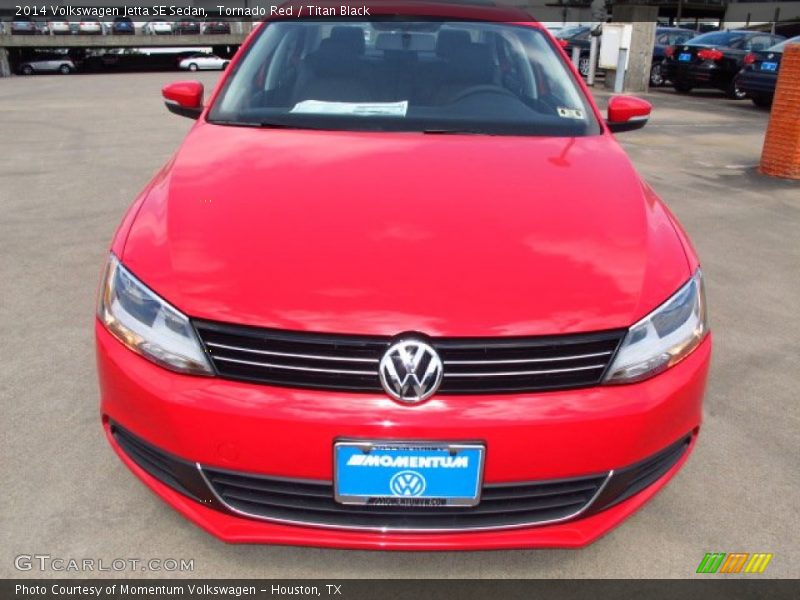 Tornado Red / Titan Black 2014 Volkswagen Jetta SE Sedan