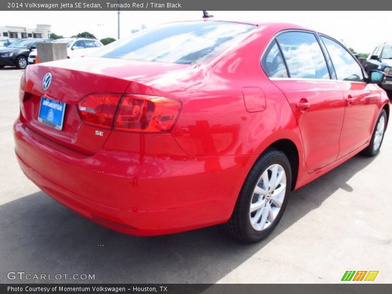 Tornado Red / Titan Black 2014 Volkswagen Jetta SE Sedan