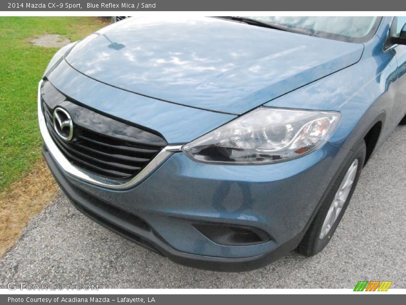 Blue Reflex Mica / Sand 2014 Mazda CX-9 Sport