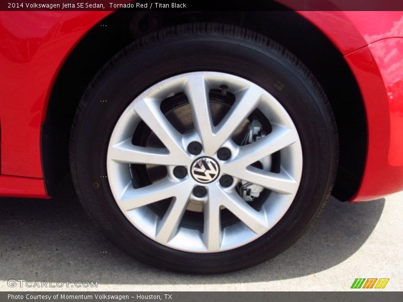 Tornado Red / Titan Black 2014 Volkswagen Jetta SE Sedan