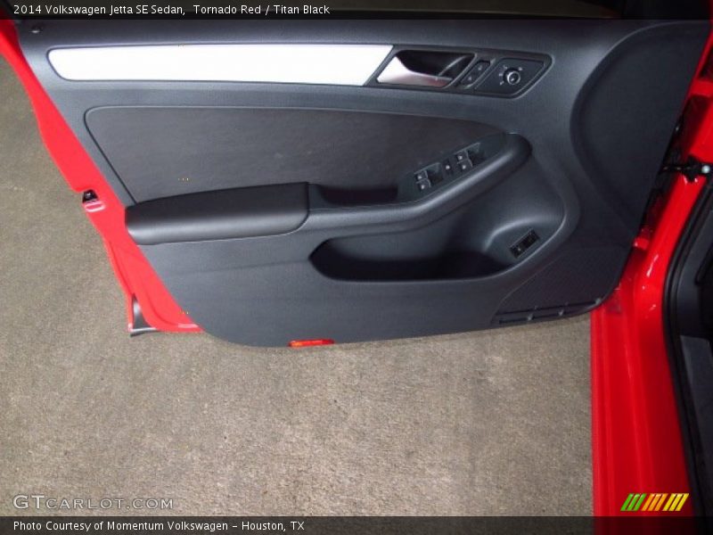 Tornado Red / Titan Black 2014 Volkswagen Jetta SE Sedan