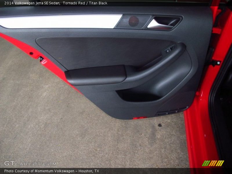 Tornado Red / Titan Black 2014 Volkswagen Jetta SE Sedan