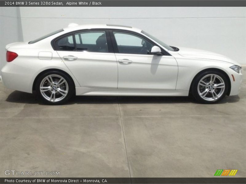 Alpine White / Black 2014 BMW 3 Series 328d Sedan