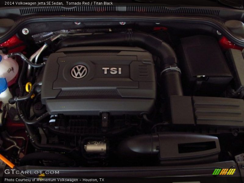 Tornado Red / Titan Black 2014 Volkswagen Jetta SE Sedan