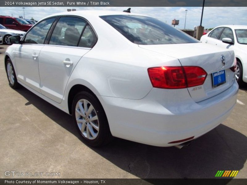 Pure White / Titan Black 2014 Volkswagen Jetta SE Sedan