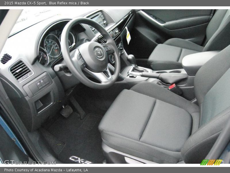 Black Interior - 2015 CX-5 Sport 
