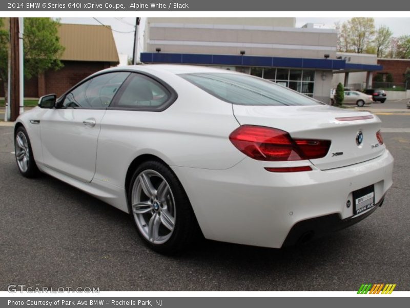 Alpine White / Black 2014 BMW 6 Series 640i xDrive Coupe