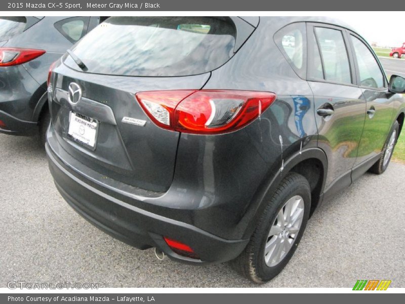 Meteor Gray Mica / Black 2015 Mazda CX-5 Sport